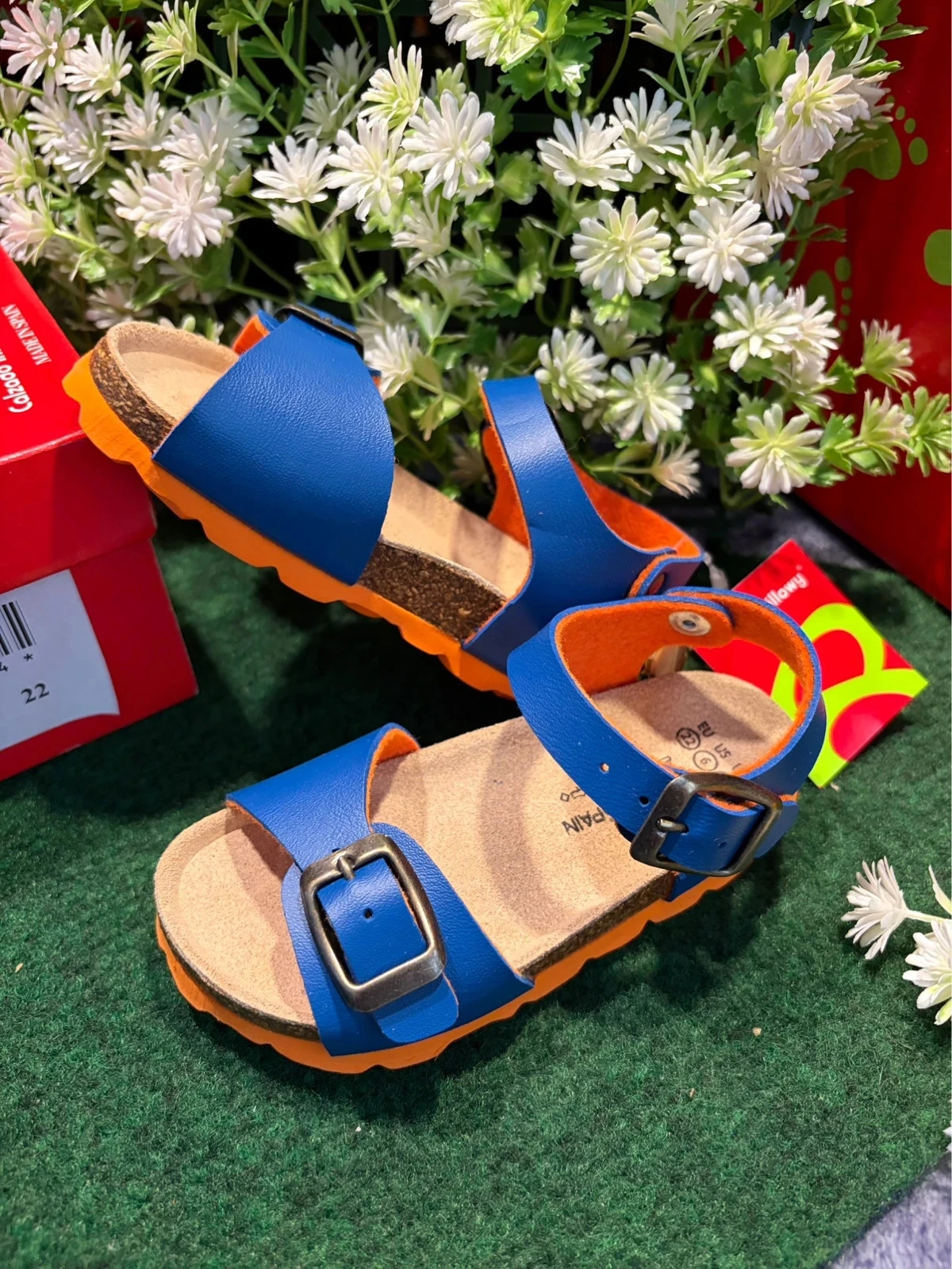 Sandalia azul / naranja - Billowy talla 22 – photo 2
